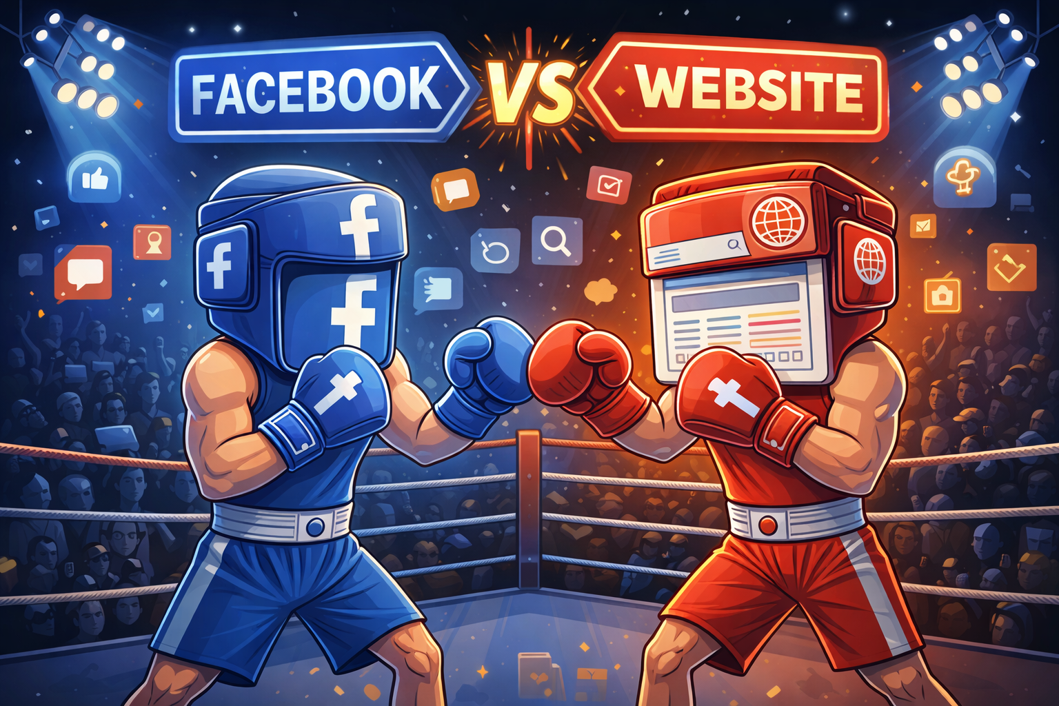 Website vs Facebook page for small businesses